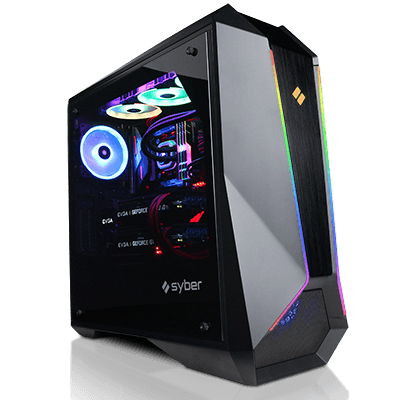 Syber L Series ATX Full-Tower Gaming Case w/ USB 3.0, ARGB & Both Side Tempered Window Panel