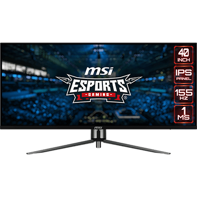 40" MSI MAG401QR 3440x1440(UWQHD) IPS 1ms, 155Hz Ultrawide eSports Gaming Monitor Adaptive Sync compatible