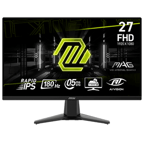 27" MSI MAG 275F 1920x1080 (FHD) Rapid IPS 0.5ms, 180Hz Adaptive Sync Gaming Monitor